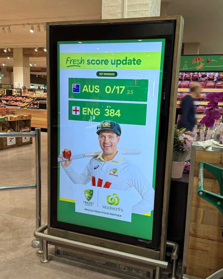Woolies fresh score update FOS screen