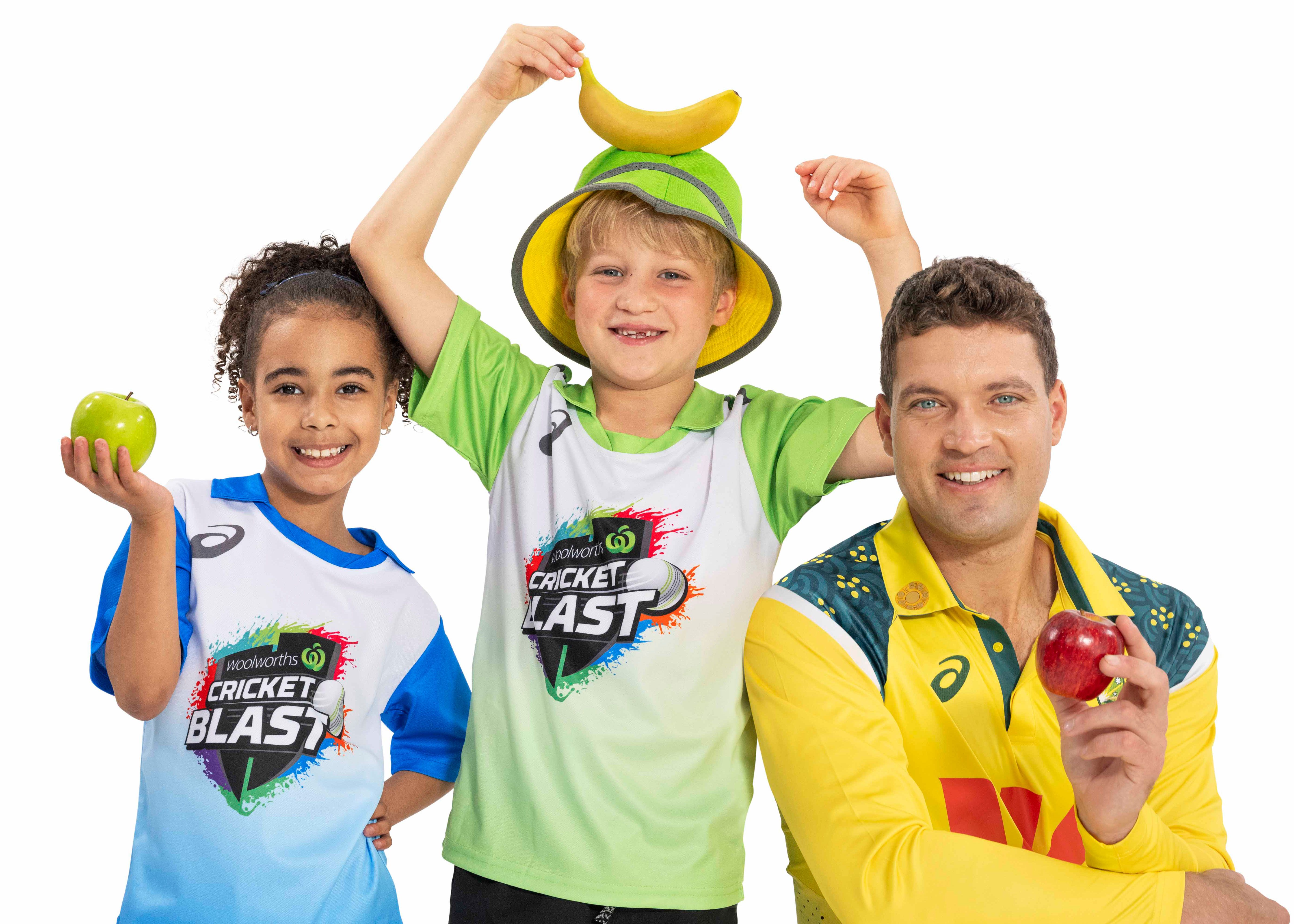 Alex with Cricekt blast kids